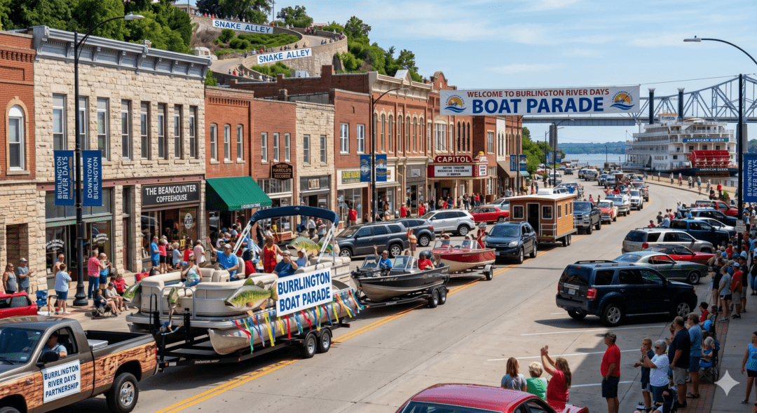 Boat Parade @ Burlington River Days